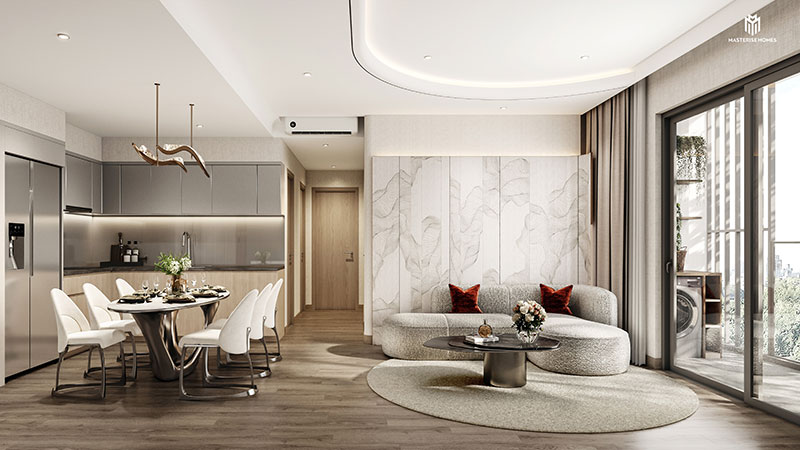 Phòng khách căn hộ Masteri Era Landmark