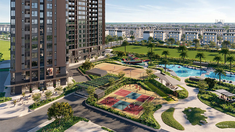 Nội khu Southern Square Masteri Trinity Square