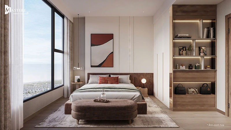 Phòng ngủ căn hộ Masteri Trinity Square